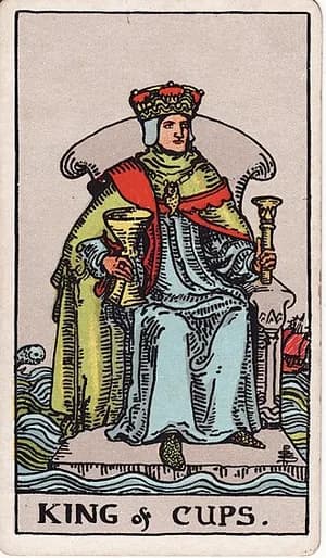 Král pohárů — tarot karta
