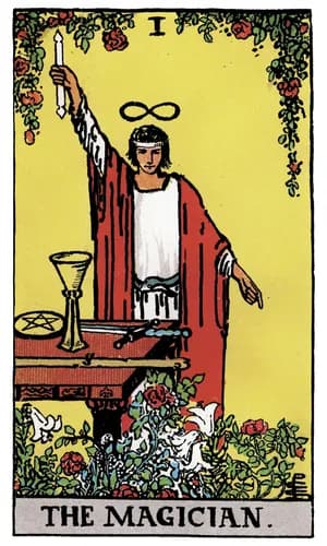 Mág — tarot karta Rider-Waite-Smith (The Magician)