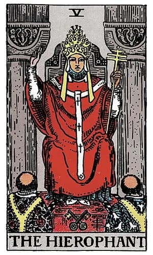 Velekněz — tarot karta