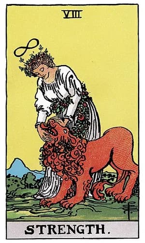 Síla — tarot karta