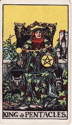 Král pentaklů — tarot karta