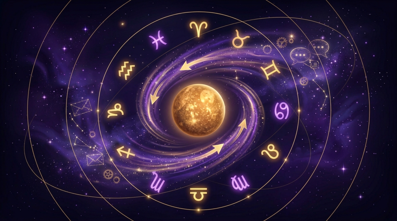 Retrográdní Merkur 2026 — vliv na znamení zvěrokruhu