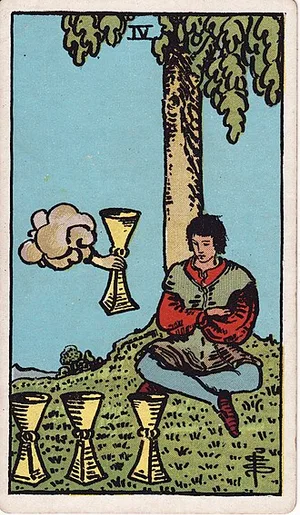 Pohárů — tarot karta Rider-Waite-Smith