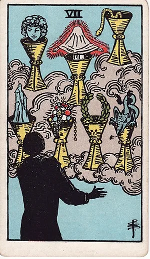 Pohárů — tarot karta Rider-Waite-Smith