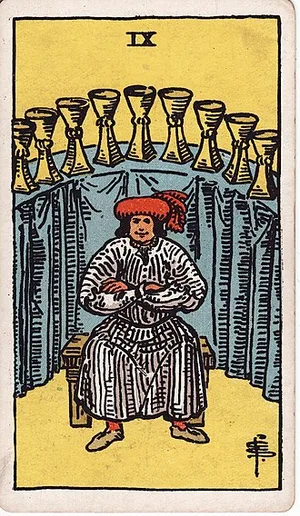 Pohárů — tarot karta Rider-Waite-Smith