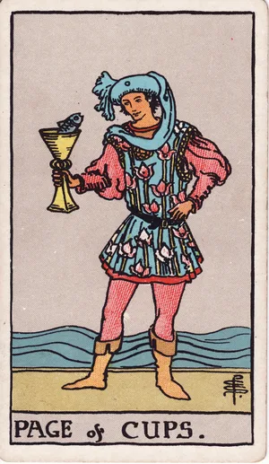 Pohárů — tarot karta Rider-Waite-Smith