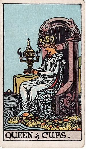 Pohárů — tarot karta Rider-Waite-Smith