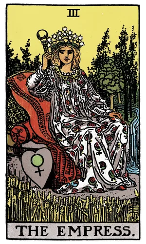 Císařovna — tarot karta Rider-Waite-Smith