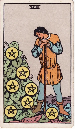 Pentaklů — tarot karta Rider-Waite-Smith