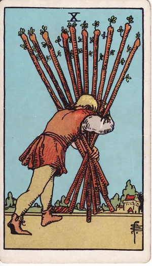Holí — tarot karta Rider-Waite-Smith